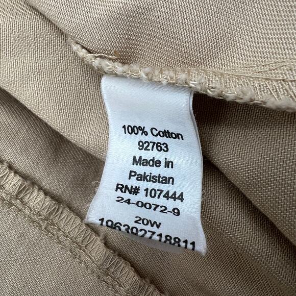 Jessica London Khaki Denim Trucker Jacket Cotton - Picture 8 of 9